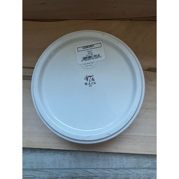 Creative Brands 47th & Main Ceramic Pet Bowl Tacos Brand New - Picture 2 of 2